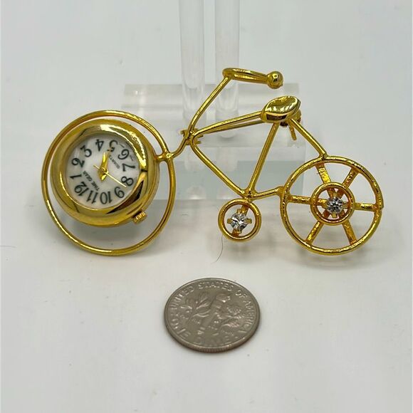 Vintage watch brooch - Picture 3 of 6